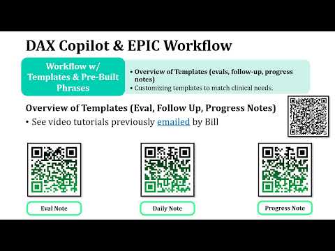 Microsoft DAX Copilot AI &amp; EPIC Medical Encounter Integration - Presentation Draft